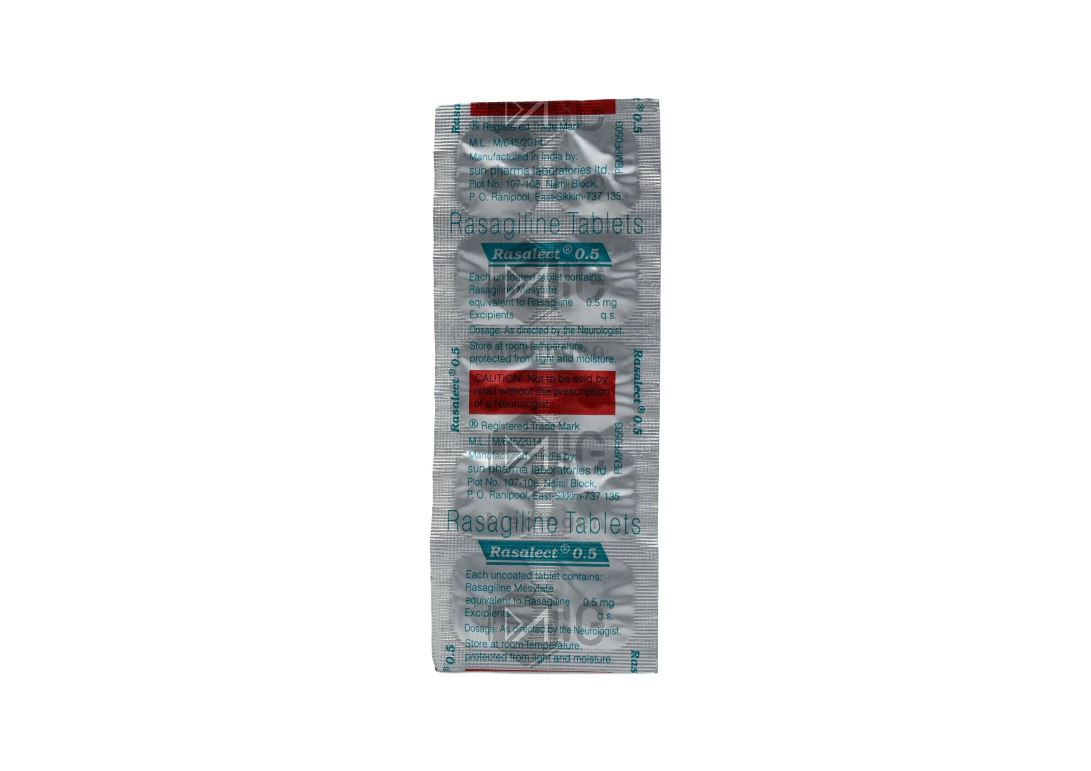 RASALECT 0.5MG